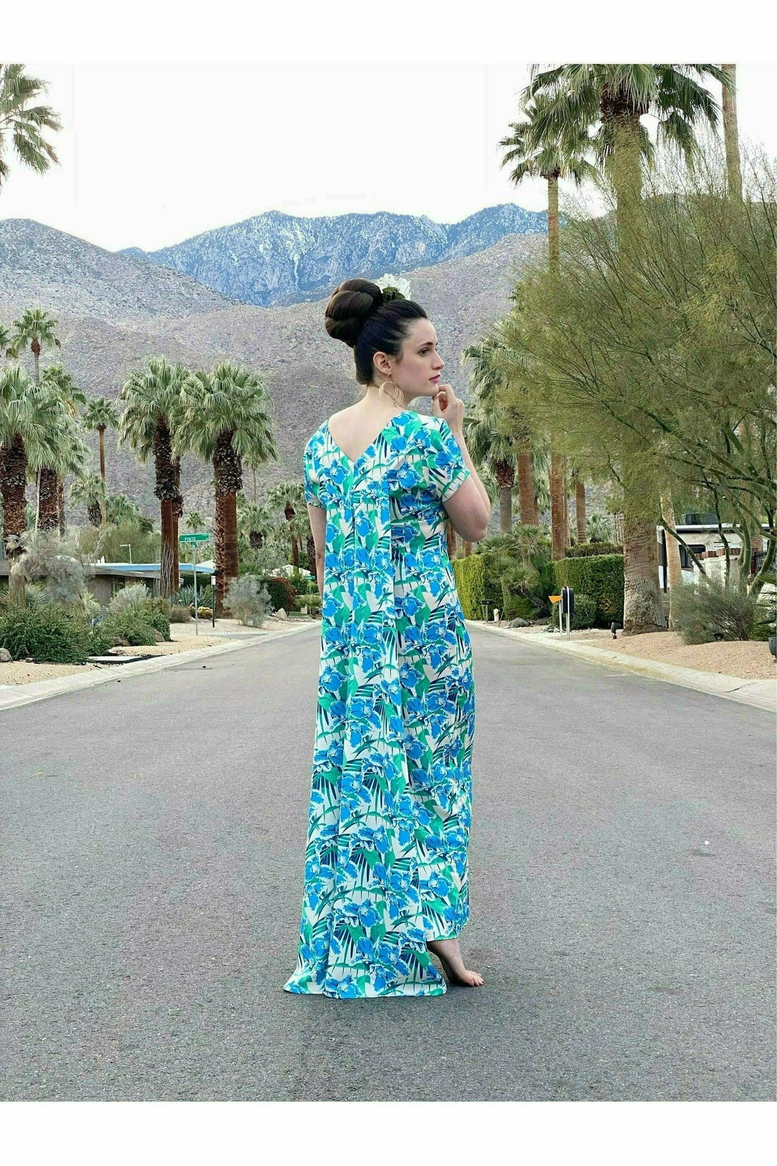 slim fit dress slacks 1960's Emerald Green Satin Bombshell Vintage Party Dress with Petal Sk main image 0
